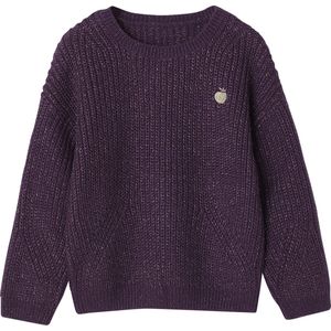 Vertbaudet - Meisjestrui - Zacht Parelbreisel - Lange Mouwen - Iriserende Badge en Parels