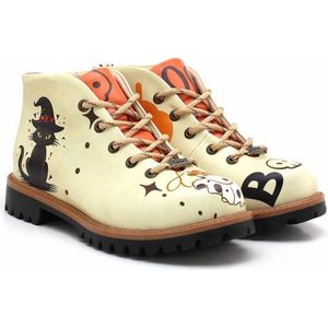 Goby Spooky Boo – Dames Veterboot – Vegan – Handgemaakt – Maat 40