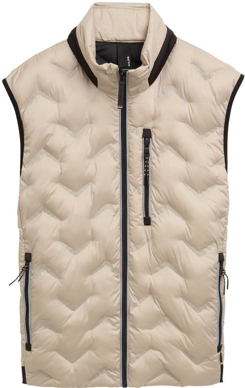 TOM TAILOR - Bodywarmer - Lichtbruin / Zwart