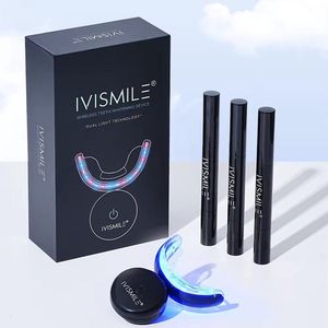 IVISMILE - PAP Tandenbleek Set - Draadloos - Inclusief 3 Whitening Gels - Professionele Tandbleek Kit voor Thuis