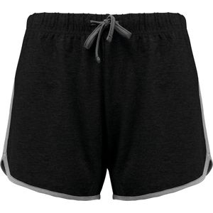 PROACT® Dames sportshort PA1021 - Black / Grey Heather - M