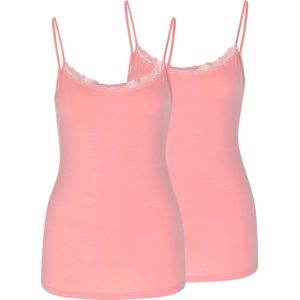 Nina von C Dames spaghettitop 2 pack Cosy