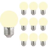 VITO LED Lamp G45 E27 - 2W (vervangt 15W) - 120lm - 2700K Warm Wit - 180-240V - Flikkervrij - Energiezuinig - 10 stuks