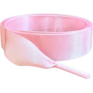 SneakersAdept - Satijnen Roze Veters - 120cm - Satijn - Roze