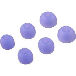 Ibley Oortips voor JBL Tune Buds paars - Siliconen Earbuds - 3 Maten - 3 Paar