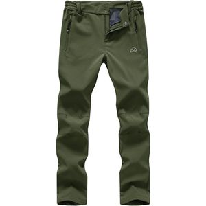 Dames Hiking Broek - Waterdichte Softshell Broek voor Buitenactiviteiten - Wintervriendelijk en Warm - Ideaal voor Trekking, Kamperen en Skiën