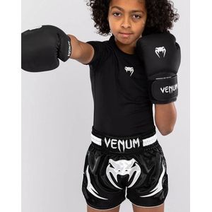 Venum Inferno Kids Muay Thai Shorts Zwart Wit - 10 Jaar