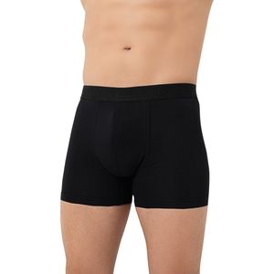Bamboe Boxershorts Heren-3 pack-92% Bamboe 8% Elastaan-Zwart-M