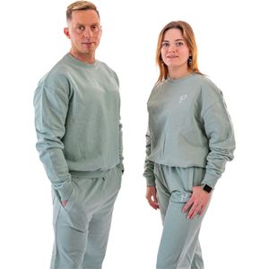Proma Sports - Relaxed Sweatshirt - Moss Green - XXS - Unisex - Fitness - Casual - Training - Oversized