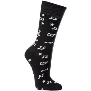 Sokken | grappige sokken dames | grappige sokken heren | happy socks printjes | thema muziek | maat 42-47 | per 2 paar