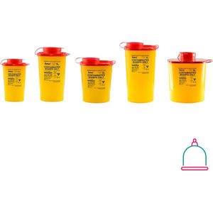 Sharpsafe Naaldencontainer Naaldcontainer 3L 10 stuks