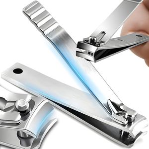 Hoogwaardige roestvrijstalen nagelknipper voor teennagels en vingernagels - scherpe en gladde snit - 5 cm lang