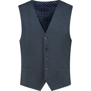Gents - Gilet heren - Gilet - Polyblend - Blauw - Maat 48/L