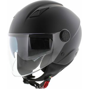 Vito jet helm Sarenta mat zwart M - Scooter / Brommer / Motor