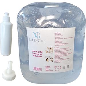 ULTRASOUND LASER GEL IPL GEL 5000ml - Echo Gel - contact Gel - Diode ontharing Gel