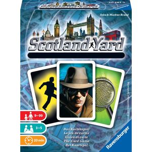 Ravensburger Scotland Yard Kaartspel - Vang Mister X! | Leeftijd: 9-99 | 3-5 spelers | Speelduur: 20-30 minuten