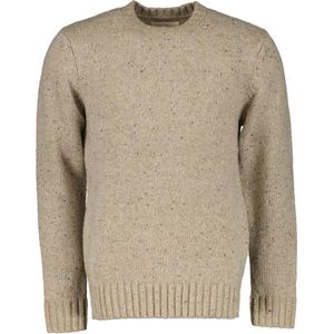 Revolution Crewneck Knit Sweatshirt Trui (Heren |beige)