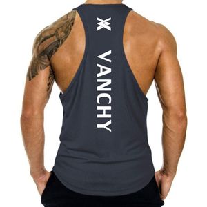 Heren Bodybuilding Tanktop - Sportieve Mouwloze T-Shirt voor Gym en Jogging