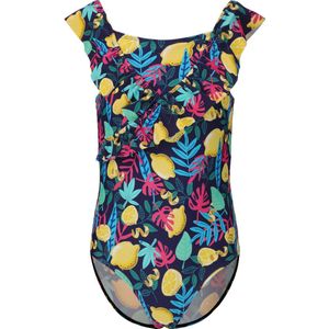 ZigZag Badpak 'Tropical'  donkerblauw / gemengde kleuren