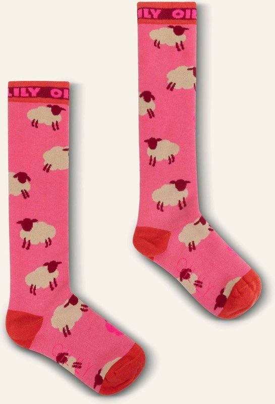 Oilily - Meadow knee socks - Roze - 26-28
