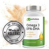 PerfectBody - Omega 3 - Visolie Capsules - 90 Softgels - Hoog EPA en DHA Gehalte