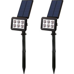 Lumisky Squary - Prikspot - Solar Led Buitenverlichting - set van 2