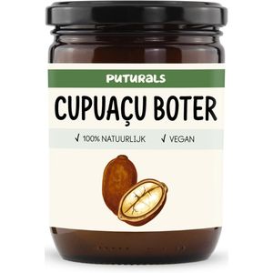 Puturals Cupuaçu Butter 100% Natuurlijk en Geraffineerd - 500 gram - Cupuaçu Boter bevat Essentiële Vetzuren - Cupuaçu Butter voor Huid, Haar en Lichaam