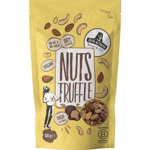 John Altman Dry Roasted Nuts - Truffle noten mix - vegan - zonder suiker en olie - hoog in vezels - perfect voor onderweg - 12x 100g