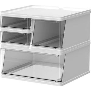 Clever Storage Ladekast met wieltjes modulair - 71025 - Stapelbaar & Verrijdbaar