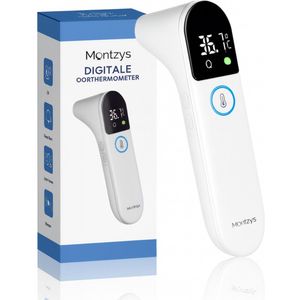 Montzys® Professionele Thermometer - Baby Koortsthermometer - Oorthermometer Binnen & Buiten - voor Volwassenen en Kinderen