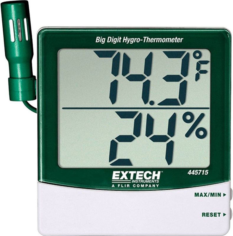 Extech - Hygro-Thermometer - Met Externe Sonde - Meetbereik 10...99% - Temperatuur -10...60°C