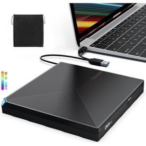 Externe DVD Speler voor Laptop - CD Brander - Plug & Play