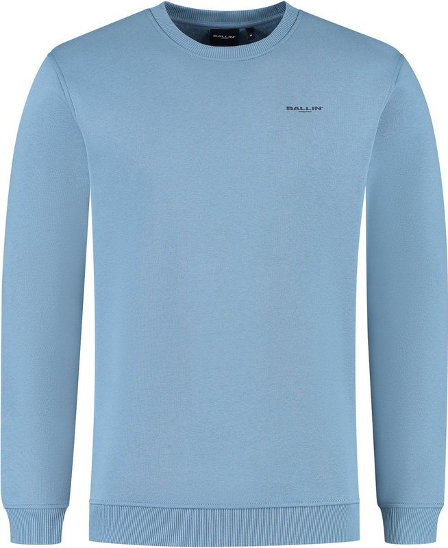 Ballin sweater met backprint lichtblauw