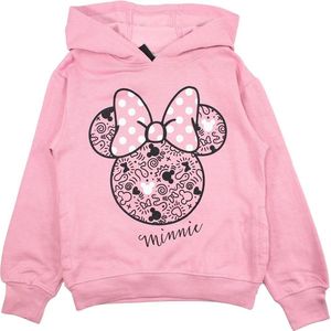 Disney Minnie Mouse Hoodie / Sweatshirt - Roze - Maat 110/116 (5-6 jaar)