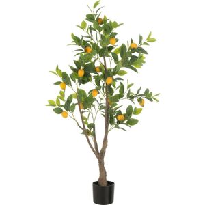 J-Line citroenboom in pot - kunststof - groen - large