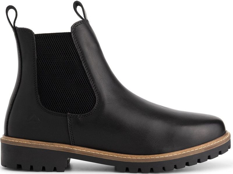 Travelin' - Randaberg - Chelsea Boots - Zwart - Wolgevoerd