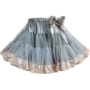 Angel's Face - Chiffon Petticoat - Rok - Mist Lace - Lichtgrijs - Teen (13y en >) 158 en Dames 40-42