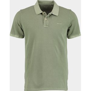 Gant - Polo Sunfaded Groen - Regular-fit - Heren Poloshirt Maat XL