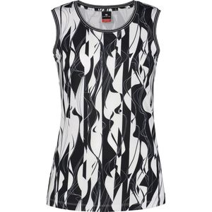 Luhta Aakkola singlet dames zwart dessin