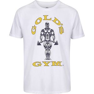 GGTS002 Muscle Joe T-Shirt - Wit/Goud - S