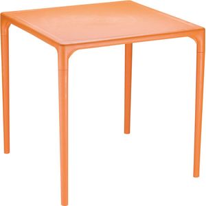 Alterego Oranje design eettafel 'KUIK' - 72x72 cm