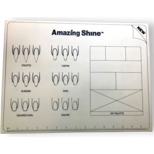 Onderlegger voor manicure tafel - Manicure placemat - Wit