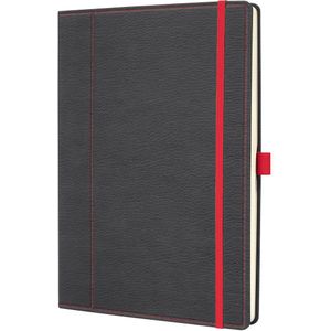 Sigel notitieboek - Conceptum - A4 - 194 pagina's - 80 grams - dots - grijs/rood - SI-CO694