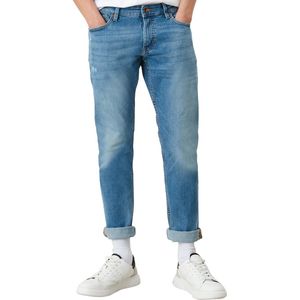 Q/S designed by - Broek - Maat 28/L32 - Mannen - 54Z6 blue stret - katoen