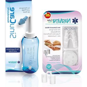 Spaarset Nasivent 2 Tube Plus Starter Set met SinuCare neusdouche neusdouche