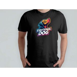 Emotional Dog - T Shirt - DogLover - PuppyLove - FurryFriend - GoodBoy - HondenLiefde - PuppyKnuffel - VachtVriend - GoedeJongen