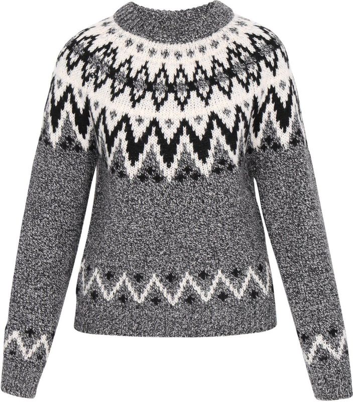 DreiMaster - Vintage Collectie - Gebreide Trui - Met Noors Patroon