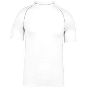 PROACT - Functioneel T-shirt - Wit - Korte Mouwen - Anti-UV-bescherming PA4007