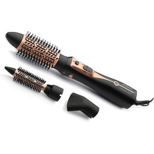 Arzum Volume Pro Hot Air Styler AR5063-0100 | Zwart/koper - 1200W - Keramische borstels - Ionen technologie - Cool shot functie