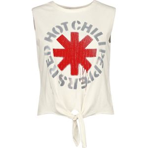 Red Hot Chili Peppers Amplified Collection - Stencil Asterix Dames Top - wit - S